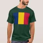 Krug T-Shirt<br><div class="desc">Flagge des Tschad. Die Nationalflagge der Republik Tschad (Französisch: Drapeau du Tchad, Arabisch: ع ل م ت د شا‎) ist eine senkrechte Trifarbe, bestehend aus einem blauen, einem gelben und einem roten Feld (verlassen rechts). Blau wurde durch Grün ersetzt, um Verwechslungen mit Mali zu vermeiden. Blau symbolisiert offiziell Himmel, Hoffnung...</div>