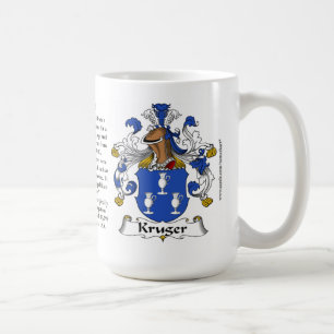 Kruger Familien-Wappen Kaffeetasse