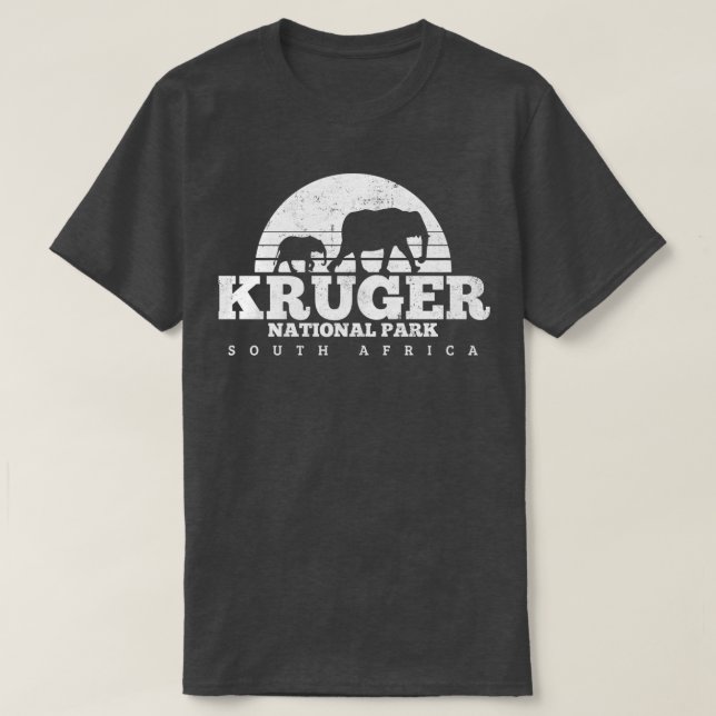 Kruger Nationalpark Elephant T-Shirt (Design vorne)