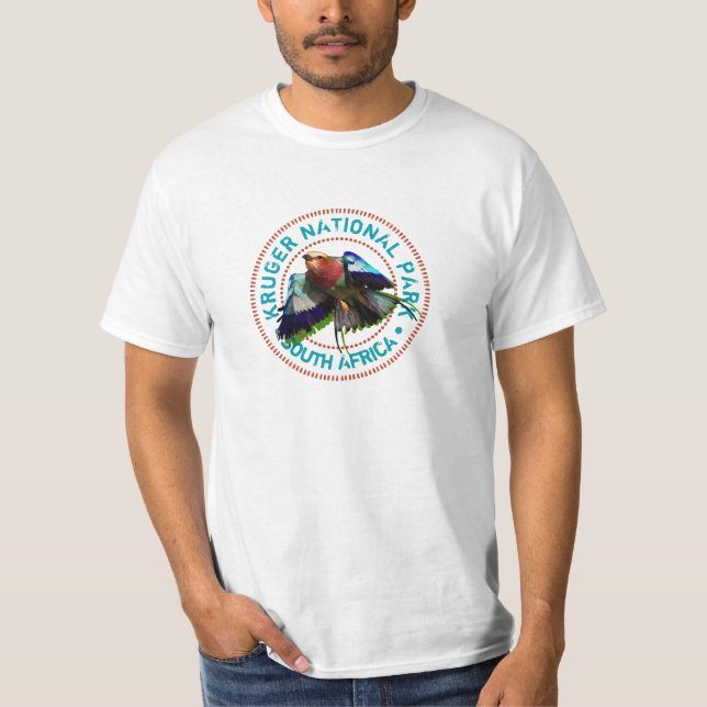 Kruger Nationalpark Lilac Brustwalze T-Shirt (Vorderseite)