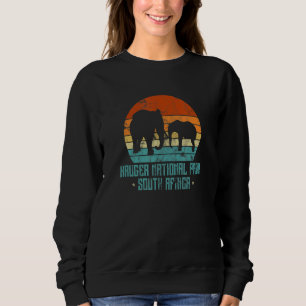 Kruger Nationalpark Südafrika Elephanten Vintag Sweatshirt