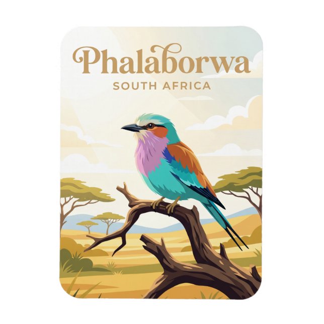 Kruger-Nationalpark Südafrika Magnet (Vertikal)