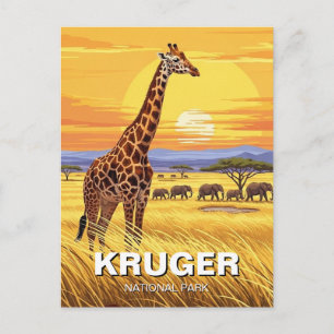 Kruger-Nationalpark Südafrika Postkarte