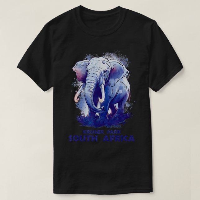 Kruger Park South Africa Safari National Park Game T-Shirt (Design vorne)