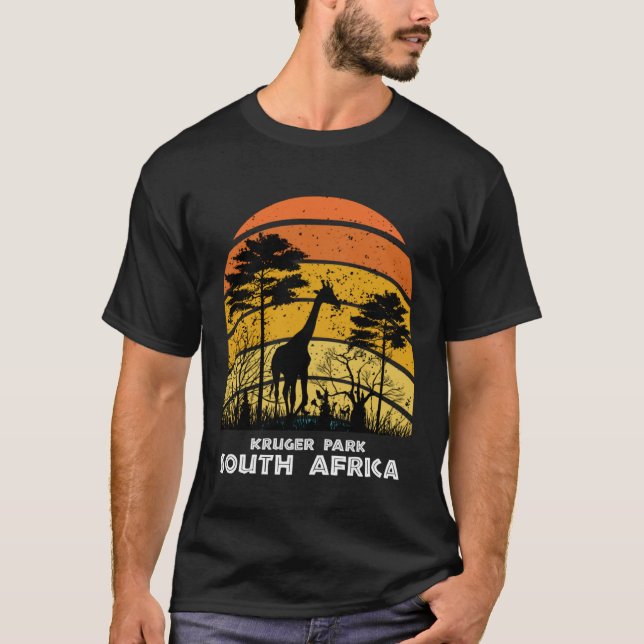 Kruger Park South Africa Safari National Park Game T-Shirt (Vorderseite)