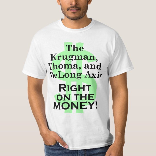 Krugman/Thoma/DeLong Achse, Licht T-Shirt (Vorderseite)