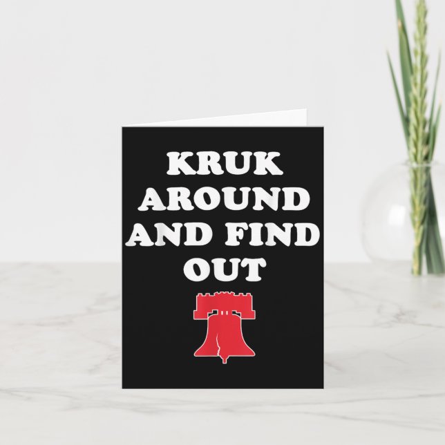 Kruk um und finde heraus karte (Vorderseite)