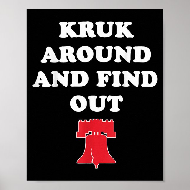Kruk um und finde heraus poster (Vorne)