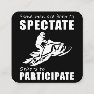 Krümel hoch - Funny & einige Männer sind Geboren Quadratische Visitenkarte