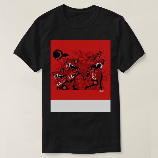 Krümelhund im Blut T-Shirt (Design vorne)