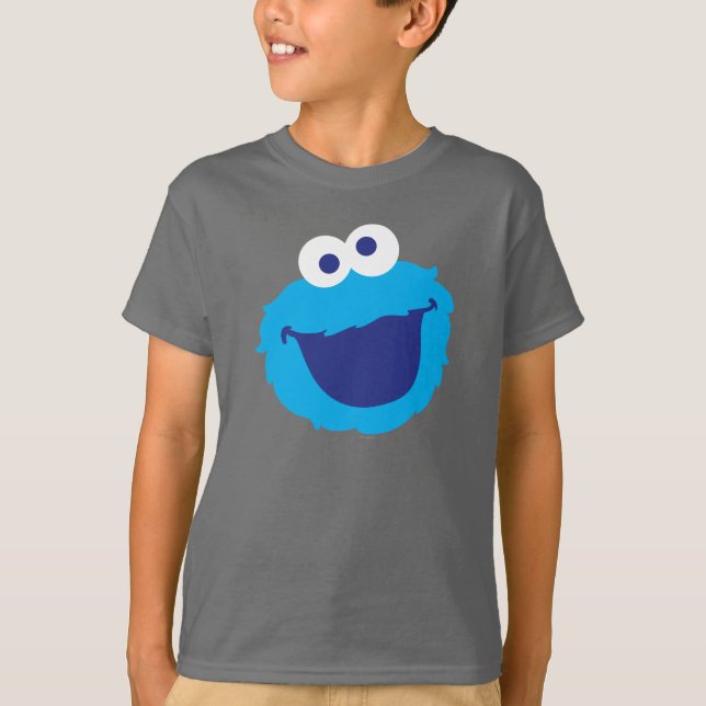 Krümelmonster Face T-Shirt (Vorderseite)