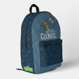 Krümelmonster Just Here for the Cookies Bedruckter Rucksack