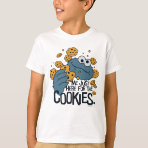 Krümelmonster Just Here for the Cookies T-Shirt
