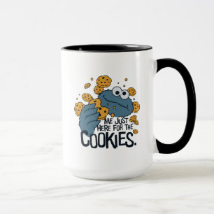 Krümelmonster Just Here for the Cookies Tasse