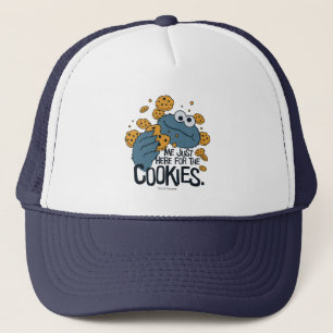 Krümelmonster Just Here for the Cookies Truckerkappe
