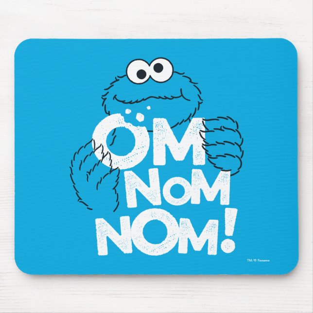 Krümelmonster Om Name | Mousepad (Vorne)