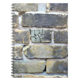 Krummeln Ziegelwand Soft Grunge Notizblock