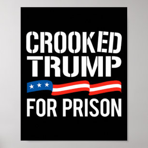 Krummer Trump hinter Gitter - Poster