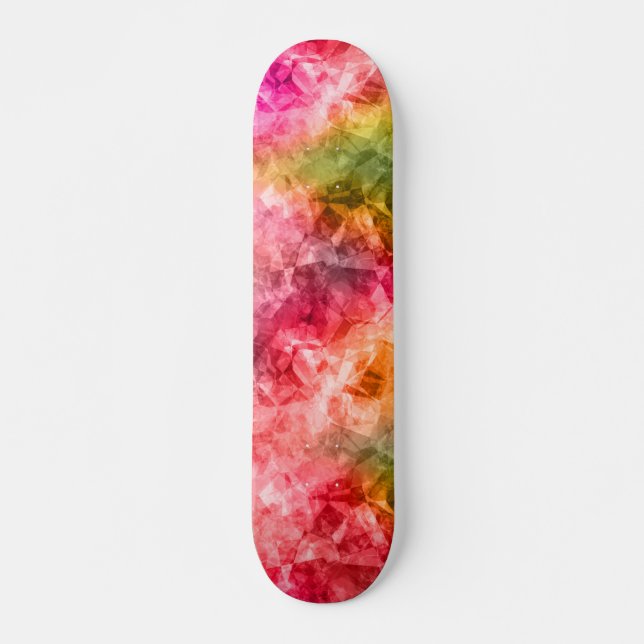Krummlinge tropische Textur Skateboard (Vorne)
