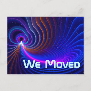 Krümmung Ankündigungspostkarte