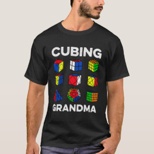 Krümmung von Oma Speedcubing Speedlöser Cuber T-Shirt
