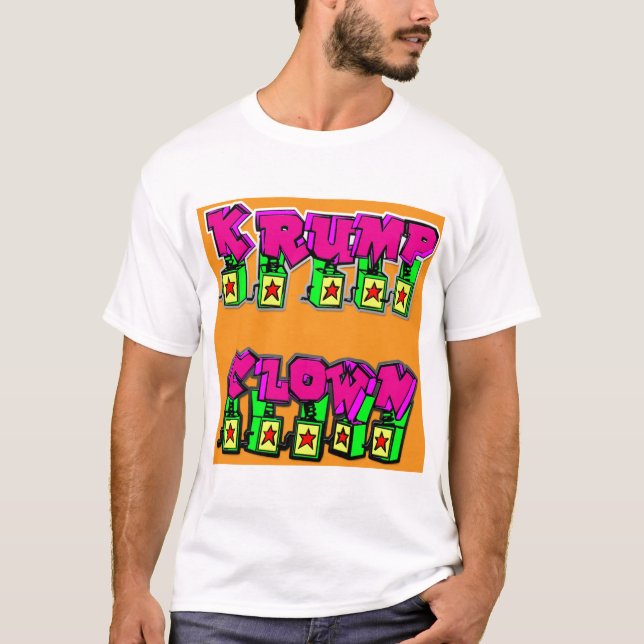 Krump Clown - besonders angefertigt T-Shirt (Vorderseite)
