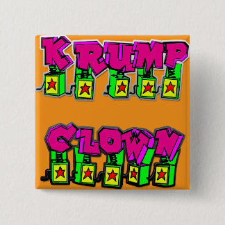 Krump Clown Button