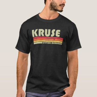 KRUSE Familienname Funny Retro Vintager 80er 90S G T-Shirt