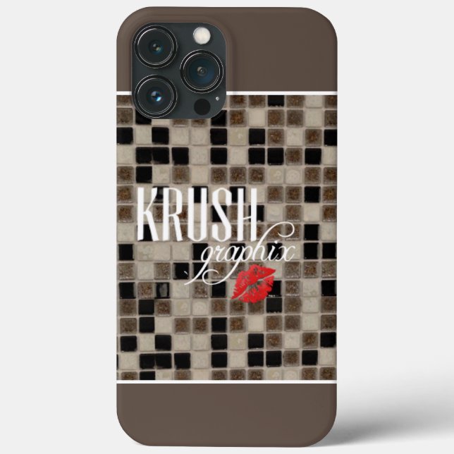 Krush Graphix iPhone 13 Pro Max Fall 1 Case-Mate iPhone Hülle (Rückseite)