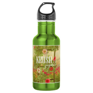 Krush Graphix von Ahsek Novel Flasche 1 Edelstahlflasche