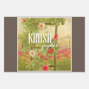 Krush Graphix von Ahsek Novel Geschenkpapier 2 Set