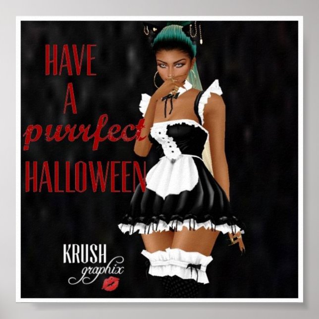 Krush Graphix von Ahsek Novel Halloween Poster 3 (Vorne)