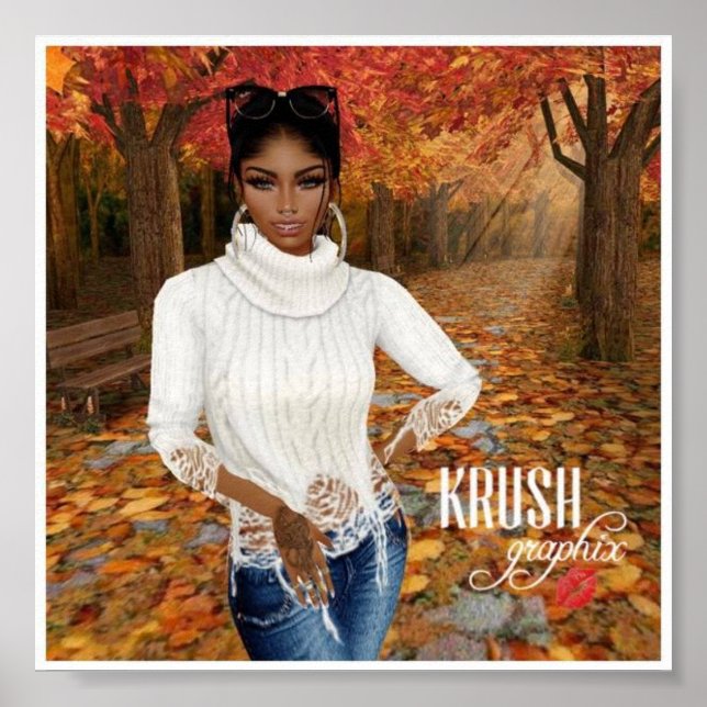 Krush Graphix von Ahsek Novel Hello Fall Poster 2 (Vorne)