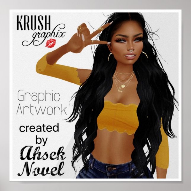 Krush Graphix von Ahsek Novel Poster 25 (Vorne)