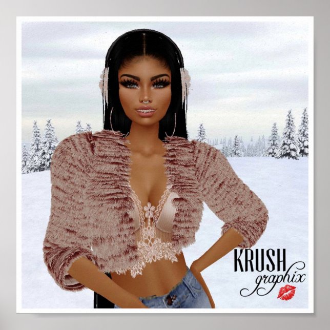 Krush Graphix von Ahsek Novel Snow Day Poster 2 (Vorne)
