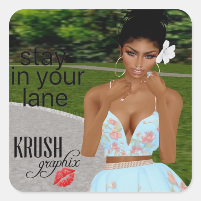 Krush Graphix von Ahsek Novel Stickers 13 (Vorderseite)