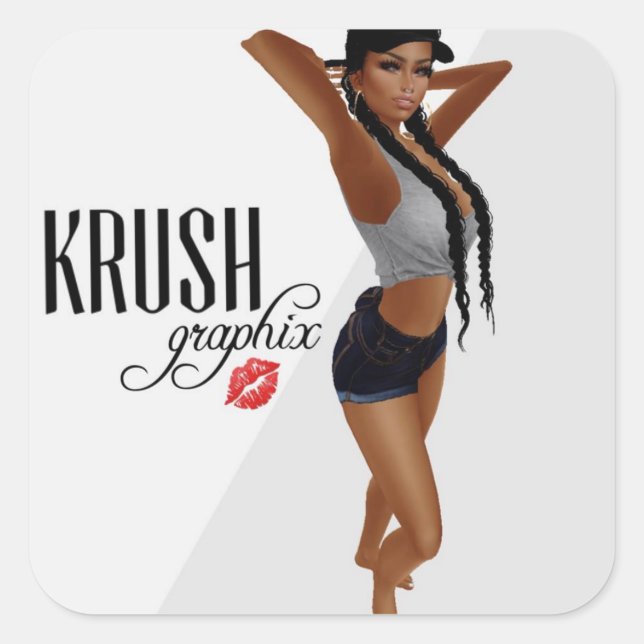 Krush Graphix von Ahsek Novel Stickers 20 (Vorderseite)