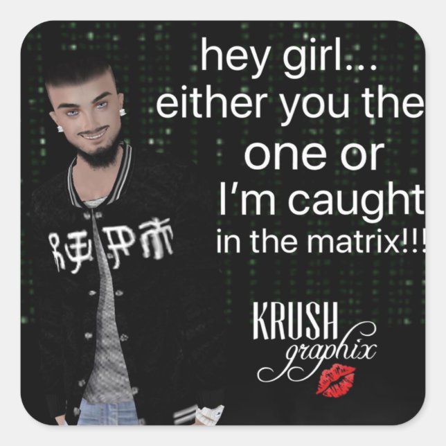 Krush Graphix von Ahsek Novel Stickers 27 (Vorderseite)