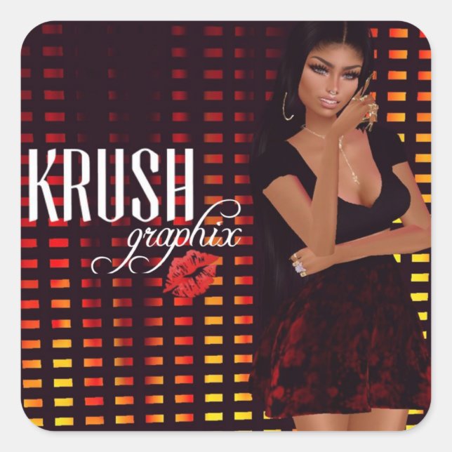 Krush Graphix von Ahsek Novel Stickers 36 (Vorderseite)