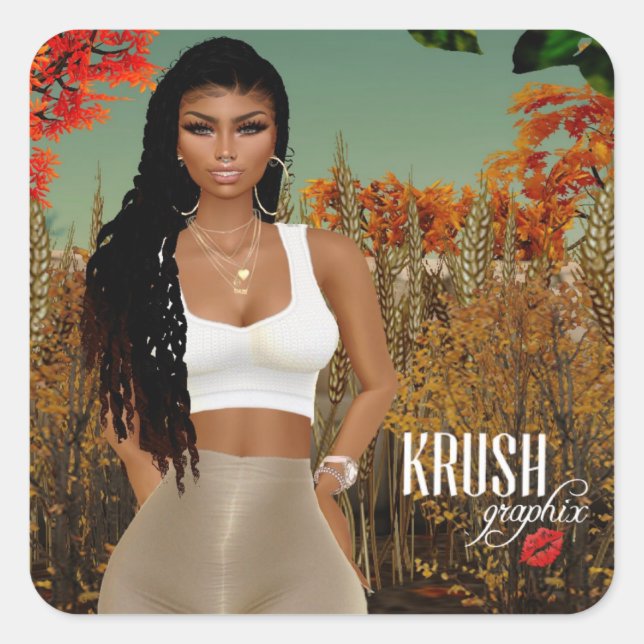 Krush Graphix von Ahsek Novel Stickers 42 (Vorderseite)