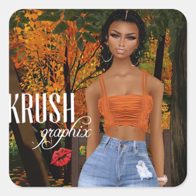 Krush Graphix von Ahsek Novel Stickers 43 (Vorderseite)
