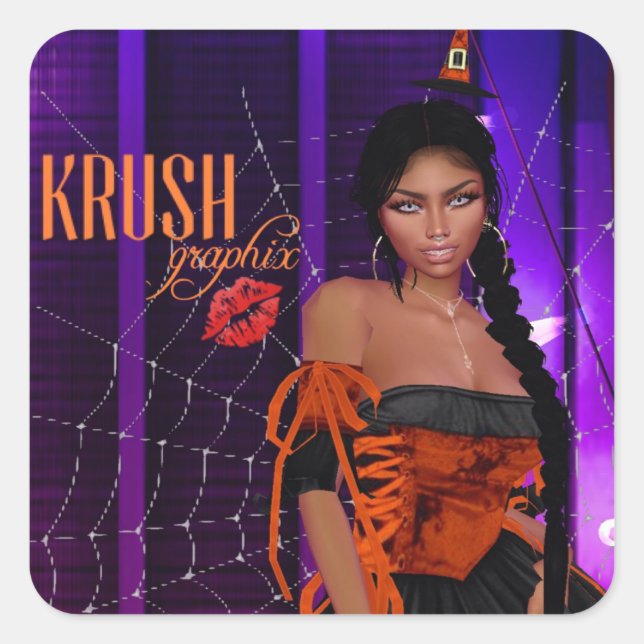 Krush Graphix von Ahsek Novel Stickers 44 (Vorderseite)