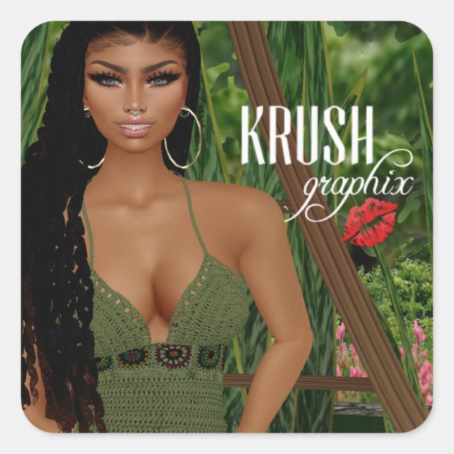 Krush Graphix von Ahsek Novel Stickers 58 (Vorderseite)