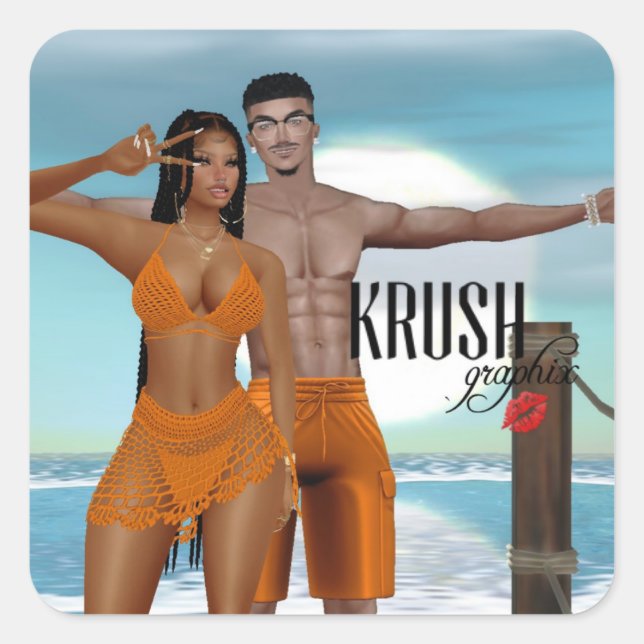 Krush Graphix von Ahsek Novel Stickers 63 (Vorderseite)