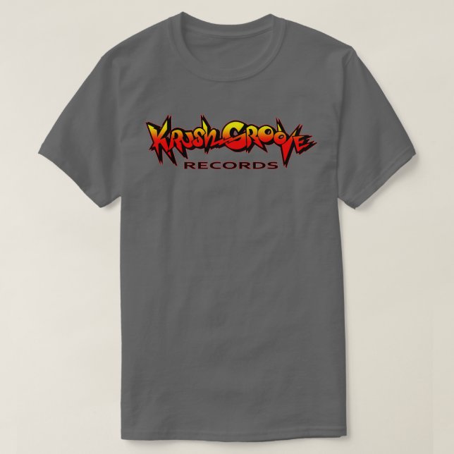 Krush Groove Platten T-Shirt (Design vorne)