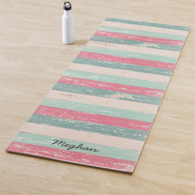 Krustenholz Personalisiert Yoga Mat Yogamatte (Beispiel)
