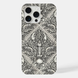 Krustentier in Schwarz und Naturweiß iPhone 15 Pro Max Hülle