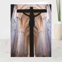Kruzifix mit Jesus Christus. Gothic Alcobaca Abbey