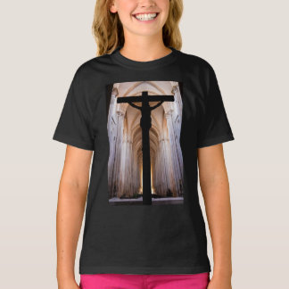 Kruzifix mit Jesus Christus. Gothic Alcobaca Abbey T-Shirt