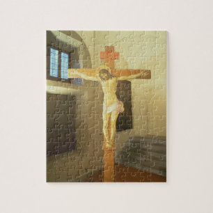 Kruzifix (Tempera auf Holz) Puzzle